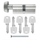 Цилиндр Tesa TE5 70 (35x35T) ключ-тумблер 5 key NC хром Цилиндр Tesa TE5 70 (35x35T) ключ-тумблер 5 key NC хром
