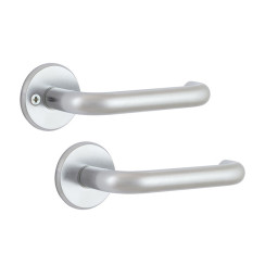 Ручка дверная Abloy Persto 3-16/007 хром сатин Ручка дверная Abloy Persto 3-16/007 хром сатин