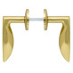 Ручка дверная Abloy Pohjola 27/002 MS/KILA полированная латунь Ручка дверная Abloy Pohjola 27/002 MS/KILA полированная латунь