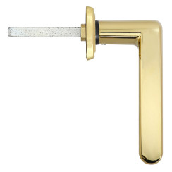 Ручка дверна Rostex Kredo PZ (72мм) титан PVD матовий