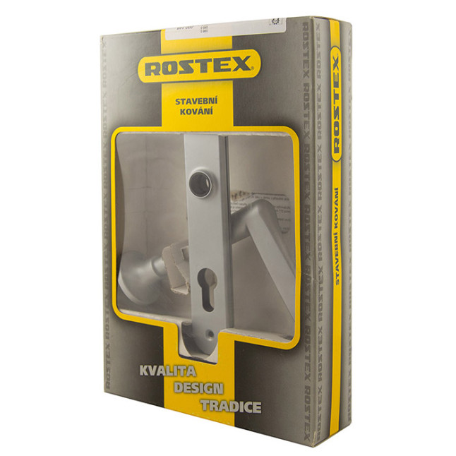 Ручка дверная Rostex Comfort PZ (72мм) fix-mov левая хром-сатин Ручка дверная Rostex Comfort PZ (72мм) fix-mov левая хром-сатин