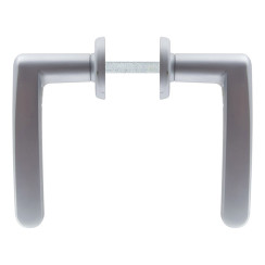 Ручка дверная Rostex Comfort PZ (72мм) хром-сатин Ручка дверная Rostex Comfort PZ (72мм) хром-сатин