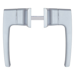 Ручка дверна Rostex Office WC 5 (72мм) хром-сатин Ручка дверна Rostex Office WC 5 (72мм) хром-сатин