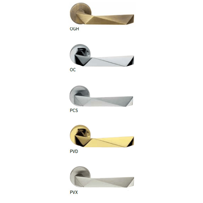 Ручка дверна DND by Martinelli LUXURY LU12-PCS матовий хром