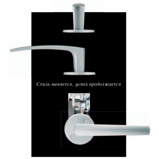 Ручка дверна Abloy Polarita 16/001 матовий хром