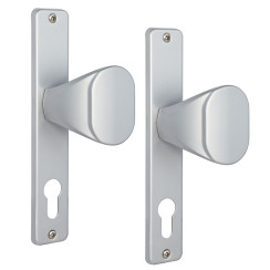 Ручка дверна Rostex 804 PZ (85мм) (Не рухлива) матовий хром Ручка дверна Rostex 804 PZ (85мм) (Не рухлива) матовий хром