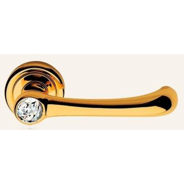 Ручка дверна Linea Cali Idea 103 глянсове золото / кристал Swarovski