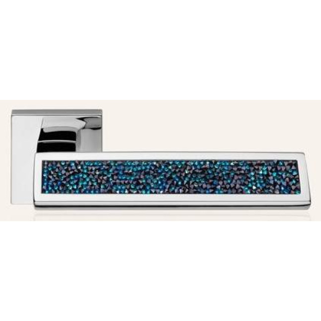 Ручка дверна Linea Cali Riflesso Rocks глянсовий хром / кришталь Swarovski