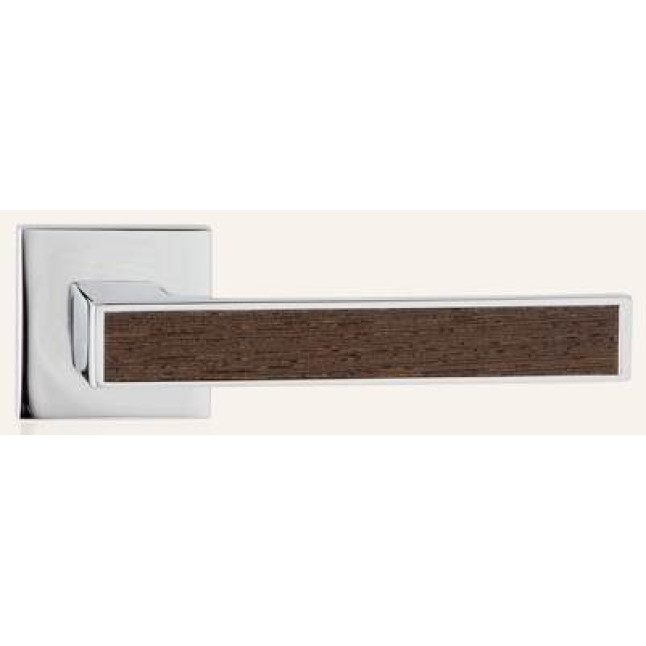Ручка дверна Linea Cali Zen Wenge глянсовий хром / венге Ручка дверна Linea Cali Zen Wenge глянсовий хром / венге