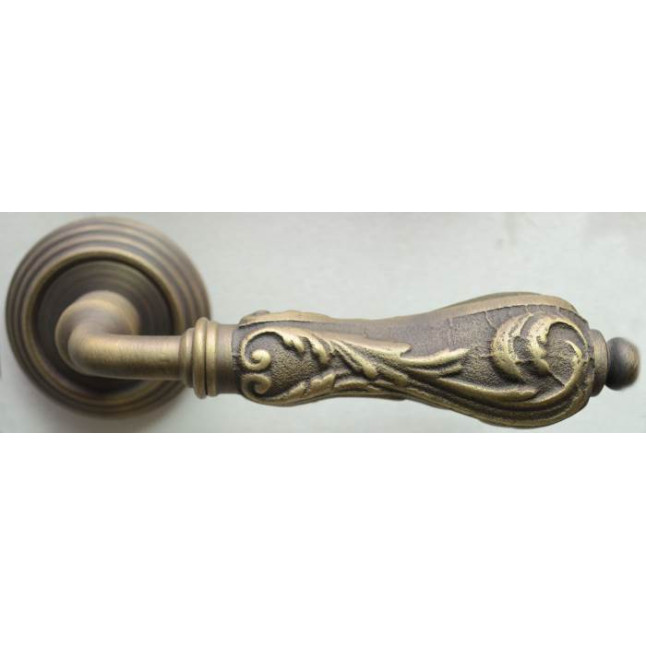 Ручка дверная Fimet Flora 147-269 матовая бронза Ручка дверная Fimet Flora 147-269 матовая бронза