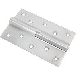 Петля дверная карточная регулируемая Firenze 125x4 матовый хром L Петля дверная карточная регулируемая Firenze 125x4 матовый хром L