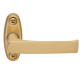 Ручка віконна Abloy 55/152 Oval матова латунь