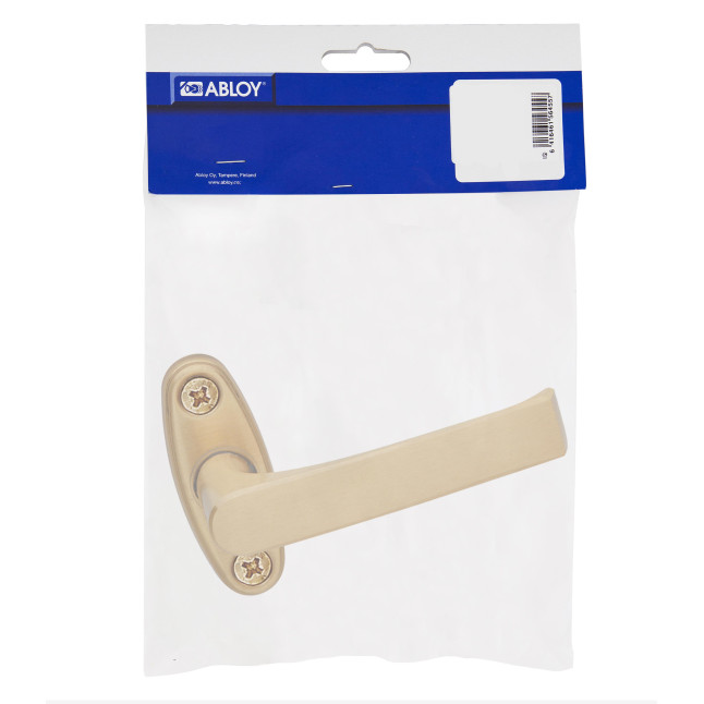 Ручка віконна Abloy 55/152 Oval матова латунь