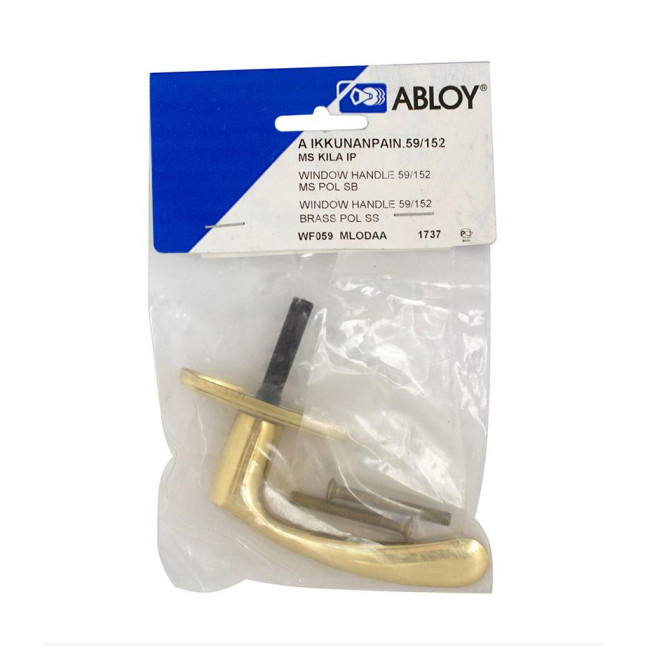 Ручка віконна Abloy 59/152 Oval золото