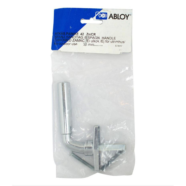 Ручка віконна Abloy DH42 Plate хром Ручка віконна Abloy DH42 Plate хром