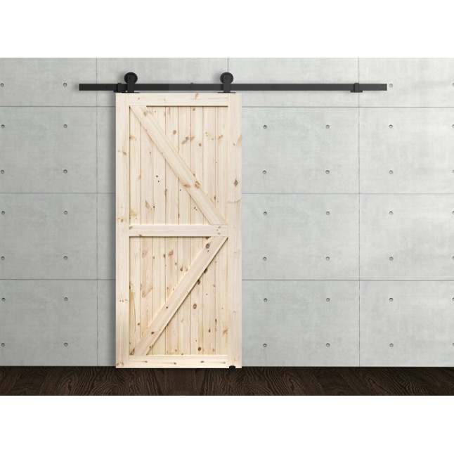 Комплект роликів для розсувних дверей Valcomp Mantion ROC Design MODI LOFT SET чорний матовий (без направляючої)