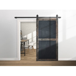 Комплект роликов для раздвижных дверей Valcomp Mantion ROC Design THOR LOFT SET черный матовый (без направляющей)