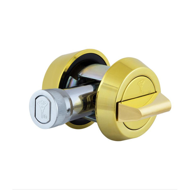 Замок врізний Mul-t-lock Dead Bolt Hercular MT5 + (ключ-тумблер) VIP полірована латунь