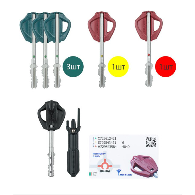 Замок врезной Mul-t-lock Omega OFMPB1 VIP Замок врезной Mul-t-lock Omega OFMPB1 VIP