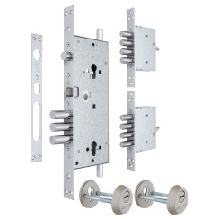 Корпус замка Mul-t-lock 415 G (2 протектора нікель) Корпус замка Mul-t-lock 415 G (2 протектора нікель)