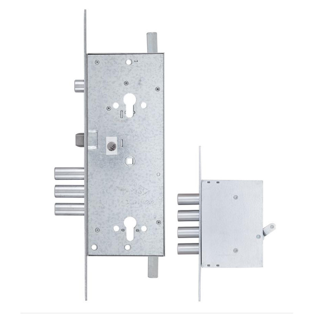 Корпус замка Mul-t-lock 415 G (2 протектора хром)
