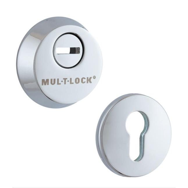 Корпус замка Mul-t-lock 415 G (2 протектора хром)