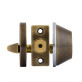 Замок врізний Mul-t-lock Dead Bolt DBM Classic Pro антична латунь