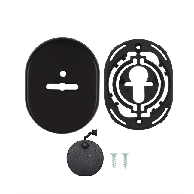 Декоративная накладка Disec KT088 Matrix Oval черный глянцевый
