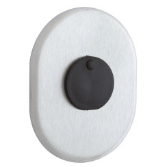 Декоративна накладка Disec KT088 Matrix Oval матовий хром Декоративна накладка Disec KT088 Matrix Oval матовий хром