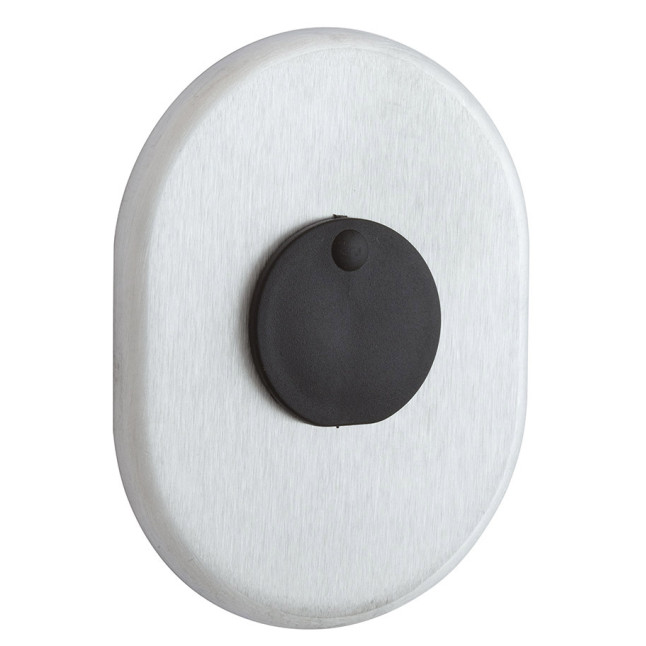Декоративная накладка Disec KT088 Matrix Oval матовый хром