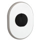 Декоративная накладка Disec KT088 Matrix Oval никель-сатин