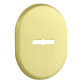 Декоративная накладка Disec KT037 Matrix Oval матовая латунь