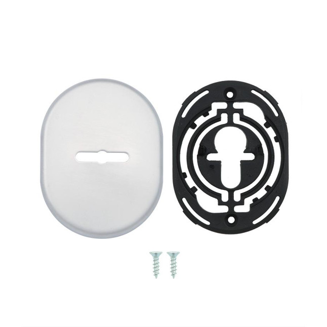 Декоративная накладка Disec KT037 Matrix Oval никель-сатин Декоративная накладка Disec KT037 Matrix Oval никель-сатин