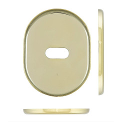 Декоративна накладка Disec KT2703 LEVER KEY Oval латунь PVD Декоративна накладка Disec KT2703 LEVER KEY Oval латунь PVD