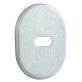 Декоративная накладка Disec KT2703 LEVER KEY Oval матовый хром