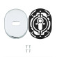 Декоративная накладка Disec KT2703 LEVER KEY Oval хром