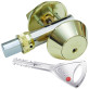 Замок цилиндровый Abloy Protec Dead Bolt ME 154 HA латунь Замок цилиндровый Abloy Protec Dead Bolt ME 154 HA латунь