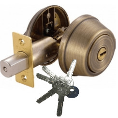 Замок врізний Tesa Dead Bolt R51666 AB антична бронза Замок врізний Tesa Dead Bolt R51666 AB антична бронза