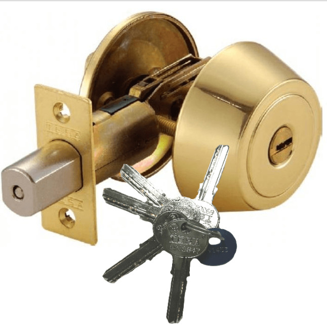 Замок врезной Tesa Dead Bolt R51666 LM матовая латунь Замок врезной Tesa Dead Bolt R51666 LM матовая латунь