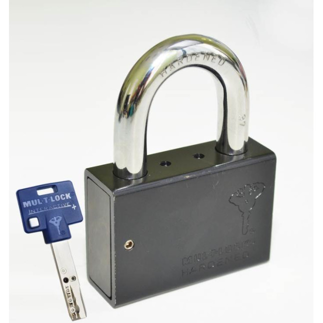 Замок навісний Mul-t-lock M13 / C1 (Interactive +) висота дужки 37 мм