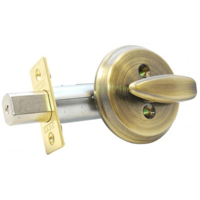 Дополнительный замок Tesa Dead Bolt R51460 LA античная латунь Дополнительный замок Tesa Dead Bolt R51460 LA античная латунь