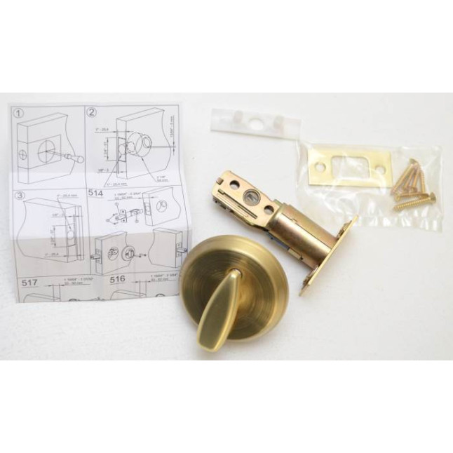 Дополнительный замок Tesa Dead Bolt R51460 LA античная латунь Дополнительный замок Tesa Dead Bolt R51460 LA античная латунь