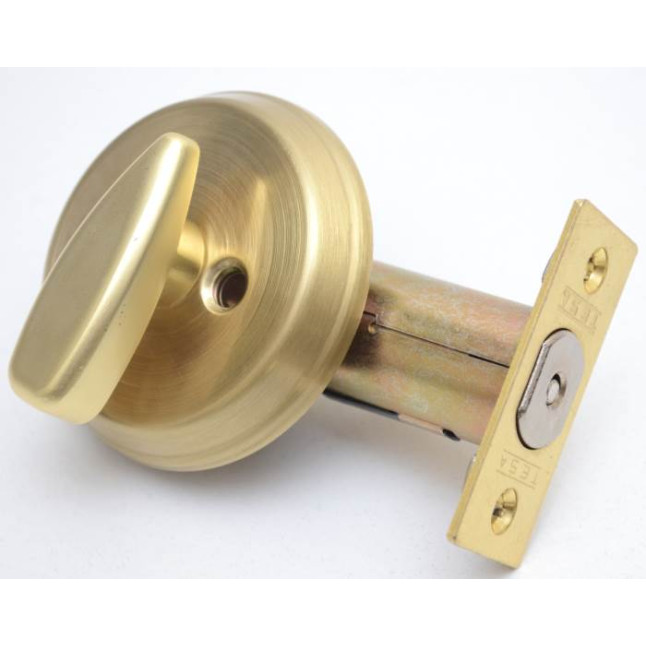 Дополнительный замок Tesa Dead Bolt R51460 LA античная латунь Дополнительный замок Tesa Dead Bolt R51460 LA античная латунь