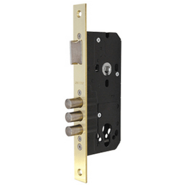Корпус замка Santos Sash lock 3 (45/85) PB матовая латунь Корпус замка Santos Sash lock 3 (45/85) PB матовая латунь