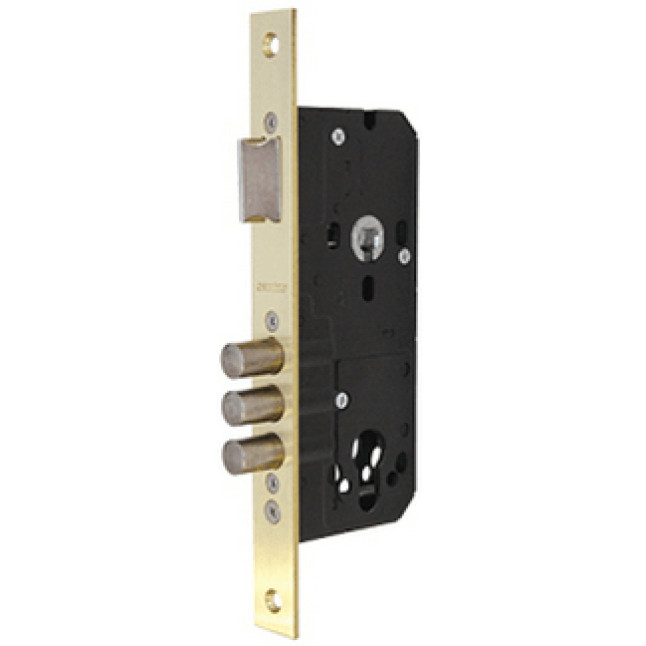 Корпус замка Santos Sash lock 3 (45/90) PB матовая латунь Корпус замка Santos Sash lock 3 (45/90) PB матовая латунь