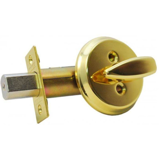 Дополнительный замок Tesa Dead Bolt R51460 LP полированная латунь Дополнительный замок Tesa Dead Bolt R51460 LP полированная латунь