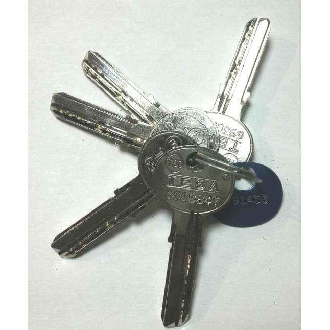 Замок врезной Tesa Dead Bolt R51666 CM матовый хром Замок врезной Tesa Dead Bolt R51666 CM матовый хром