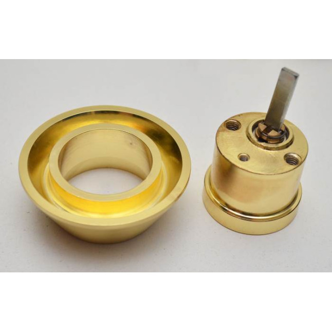 Замок циліндровий Abloy Protec Dead Bolt ME 153 полірована латунь