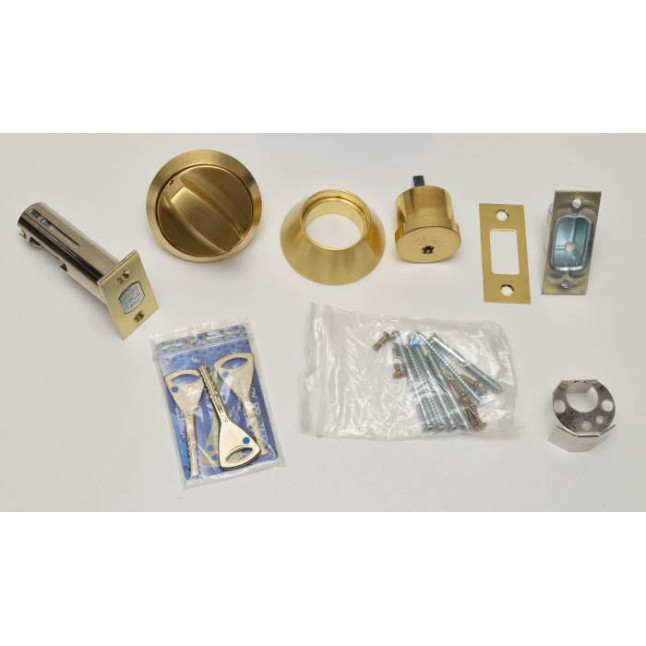 Замок циліндровий Abloy Protec Dead Bolt ME 153 полірована латунь