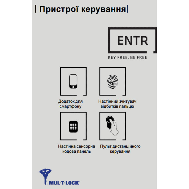 Замок електромеханічний Mul-t-lock ENTR
